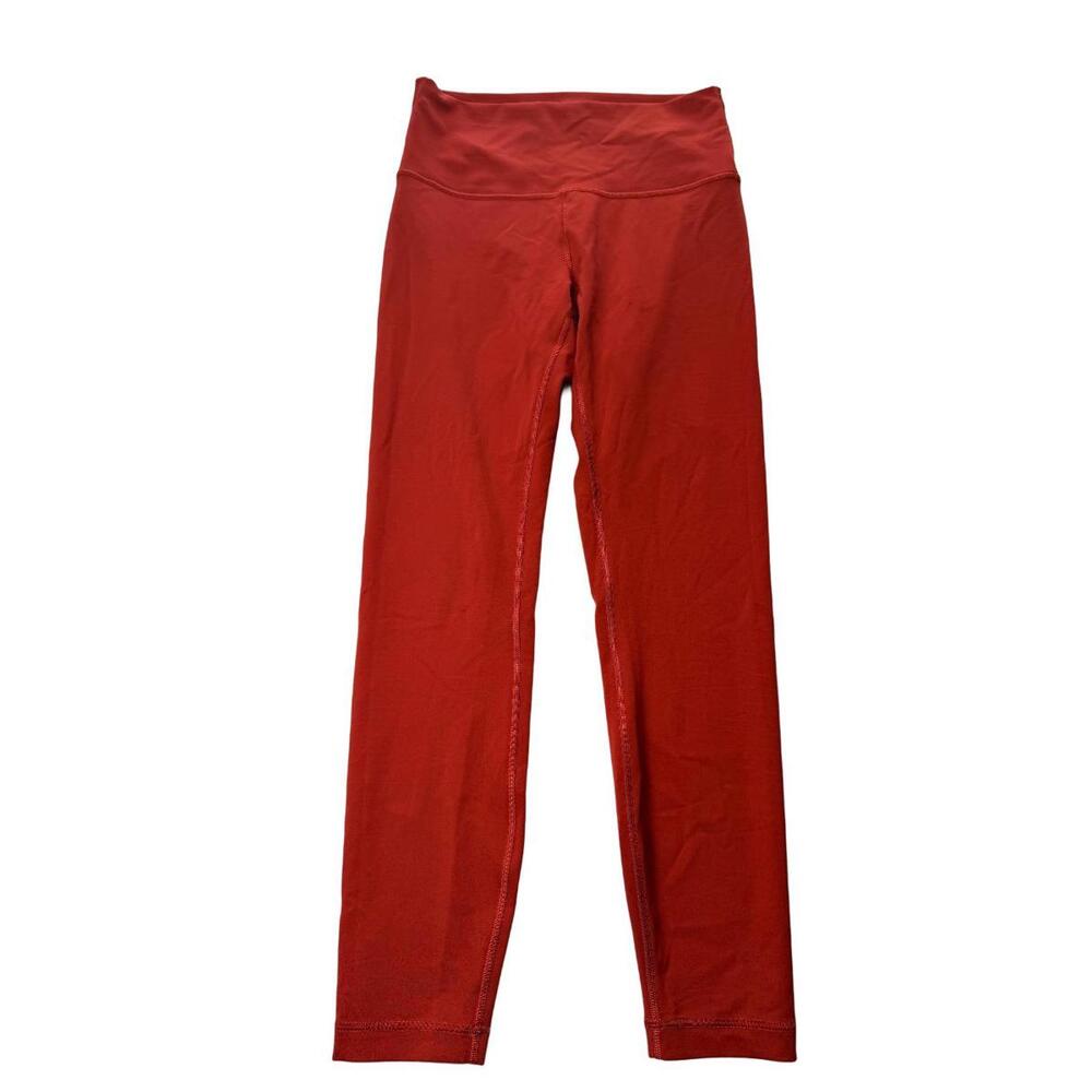 Lululemon Wunder Under High-Rise Luxtreme Leggings • Size 8 •‎ Burnt Orange